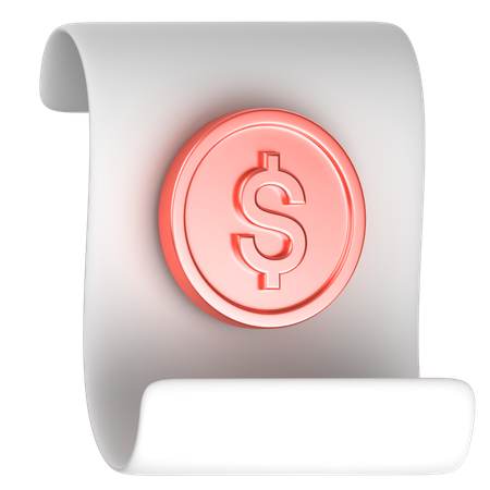 Rechnung  3D Icon