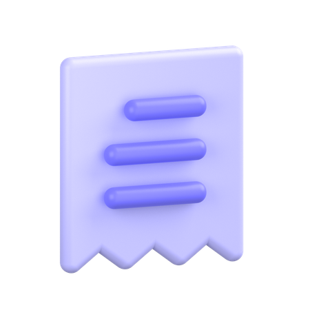 Rechnung  3D Icon