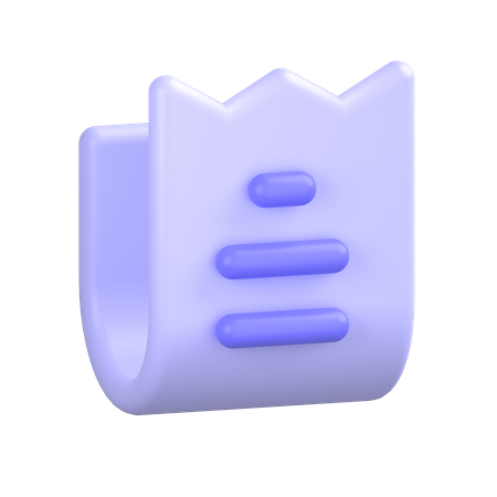 Rechnung  3D Icon