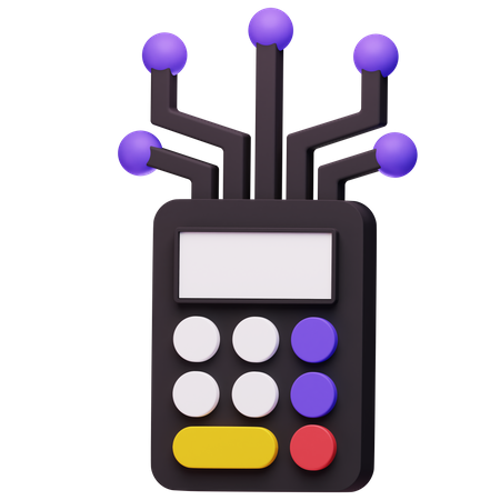 Rechnungsmaschinenanbindung  3D Icon