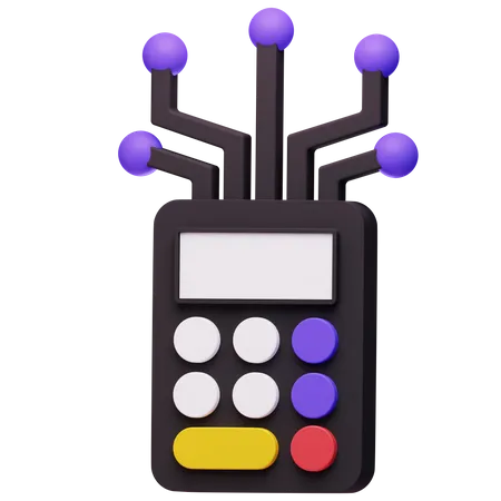 Rechnungsmaschinenanbindung  3D Icon