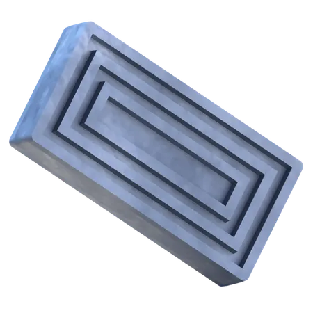 Rechteck-Labyrinth  3D Icon