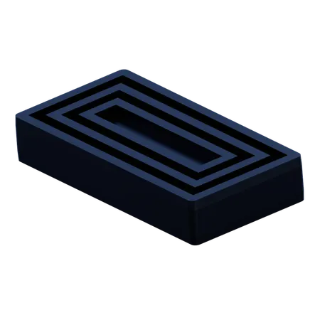 Rechteck-Labyrinth  3D Icon