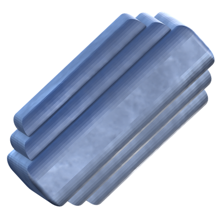 Rechteck Würfelform  3D Icon