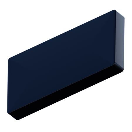 Rechteckform  3D Icon