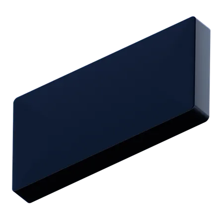 Rechteckform  3D Icon