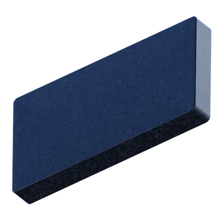 Rechteckform  3D Icon