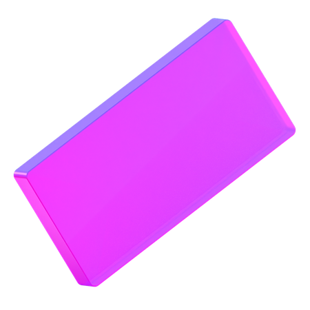 Rechteckform  3D Icon