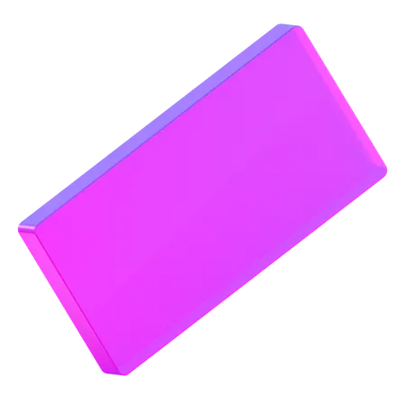 Rechteckform  3D Icon