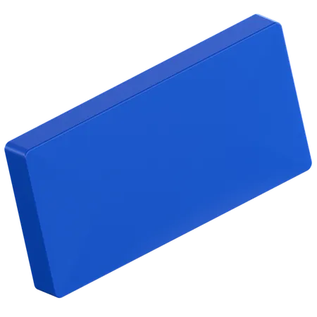 Rechteckform  3D Icon
