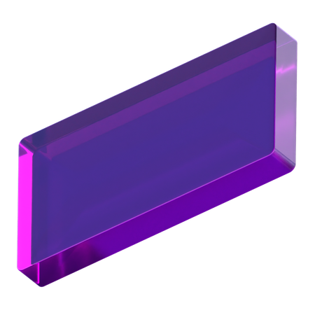 Rechteckform  3D Icon