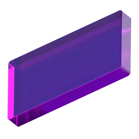 Rechteckform  3D Icon