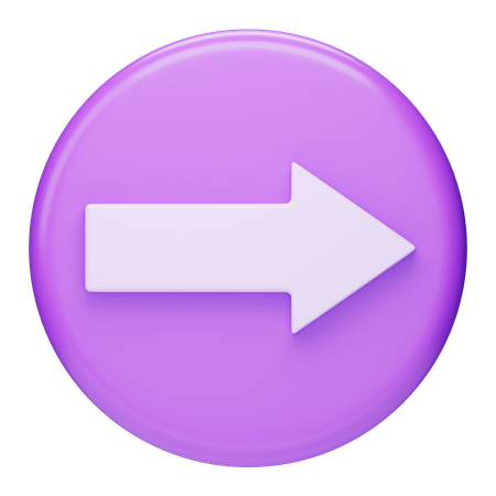 Rechts  3D Icon