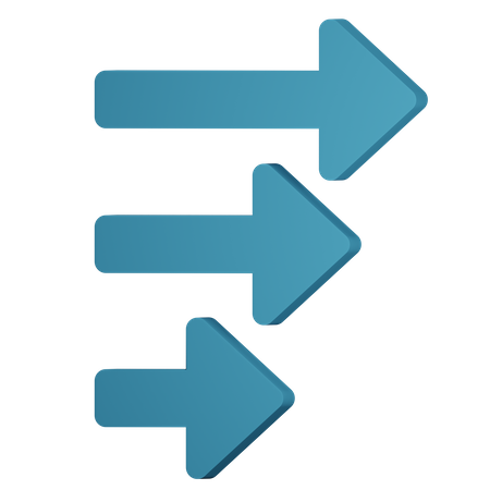 Rechts  3D Icon
