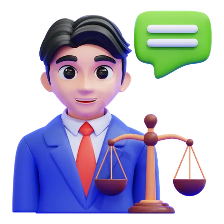Rechtsberatung  3D Icon
