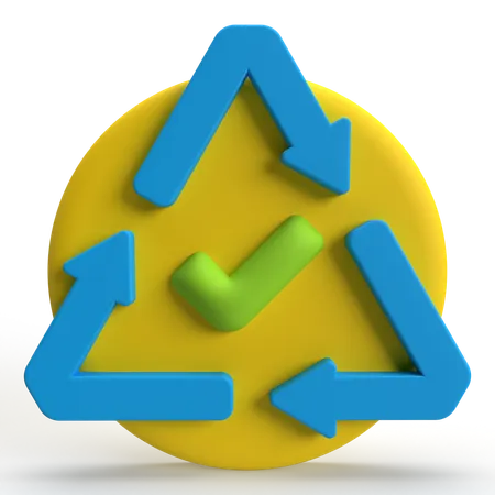 Reciclable  3D Icon