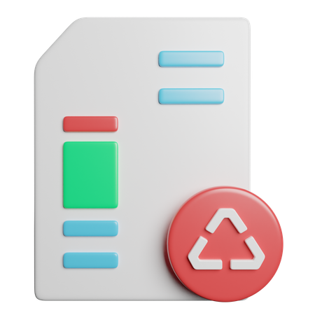 Reciclando  3D Icon