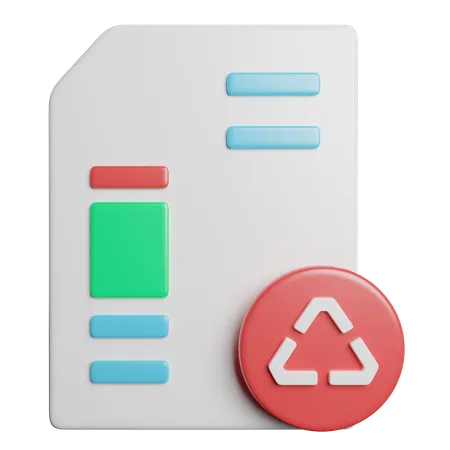 Reciclando  3D Icon