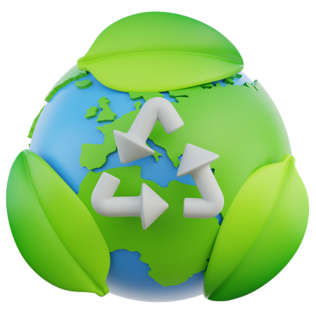 Reciclando  3D Icon