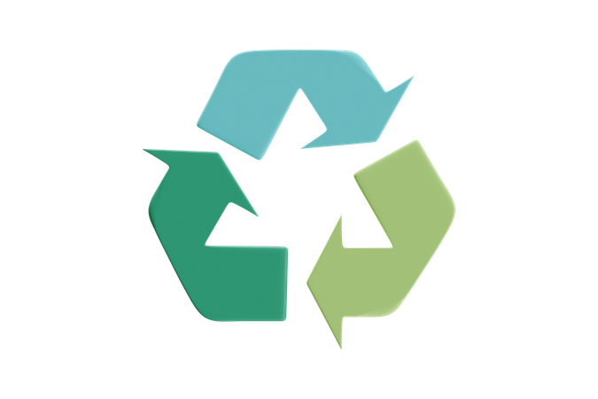 Reciclando  3D Icon