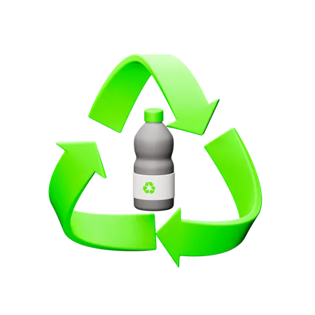 Reciclando  3D Icon