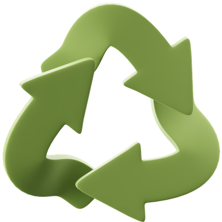 Reciclando  3D Icon