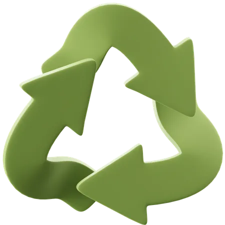 Reciclando  3D Icon