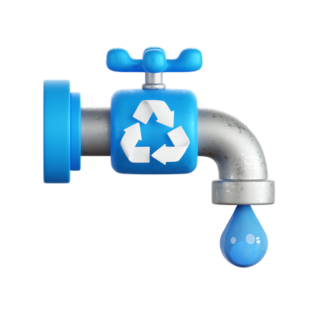 Reciclagem de água  3D Icon