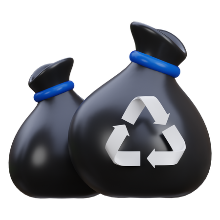 Reciclagem de lixo  3D Icon