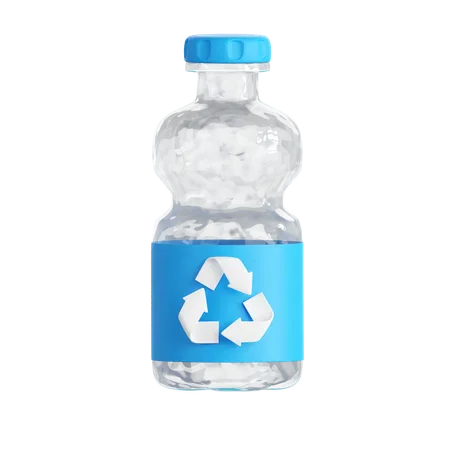 Reciclagem de plástico  3D Icon