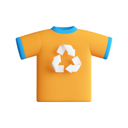 Reciclagem de roupas  3D Icon