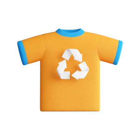 Reciclagem de roupas  3D Icon