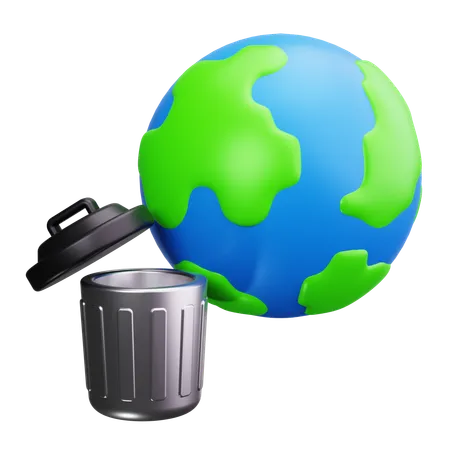 Reciclagem global  3D Icon