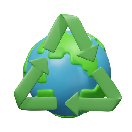 Reciclar  3D Icon