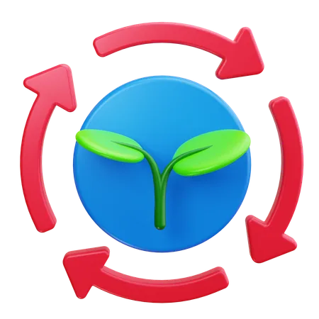 Reciclar  3D Icon