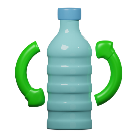 Reciclar botella  3D Icon