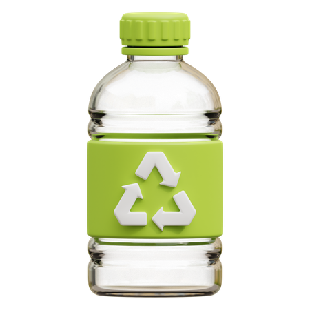 Reciclar botella  3D Icon