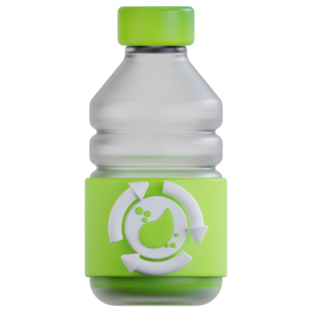 Reciclar botella  3D Icon