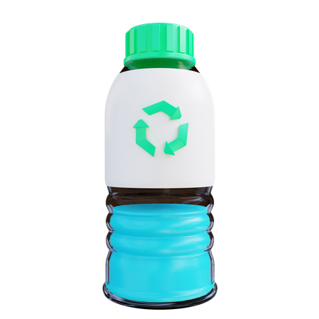 Reciclar botella  3D Icon