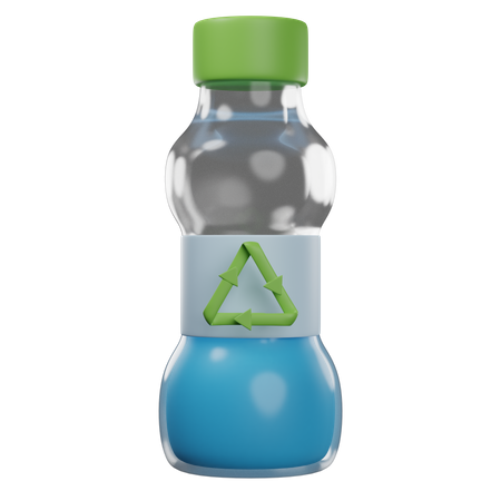 Reciclar botella  3D Icon