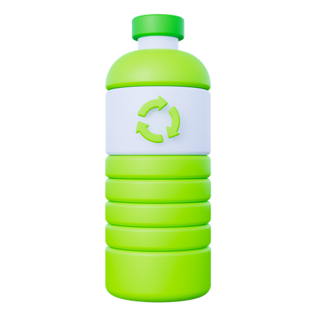 Reciclar botella  3D Icon