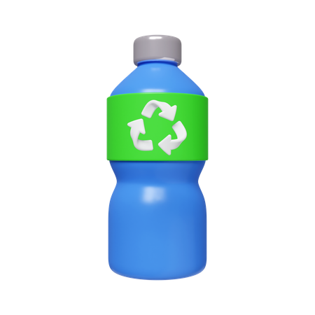Reciclar botella  3D Icon