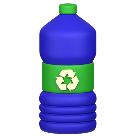 Reciclar botella  3D Icon