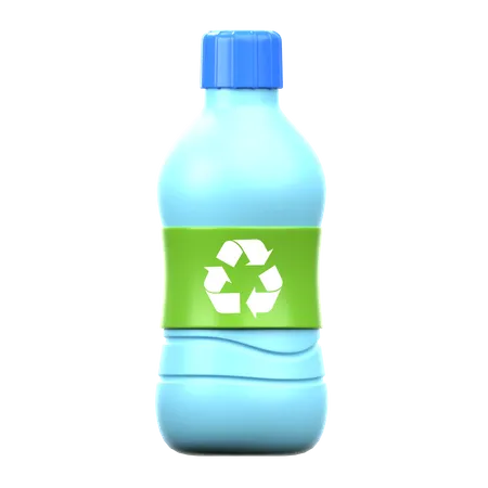 Reciclar botella  3D Icon