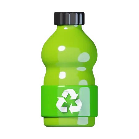 Reciclar botella de plastico  3D Icon