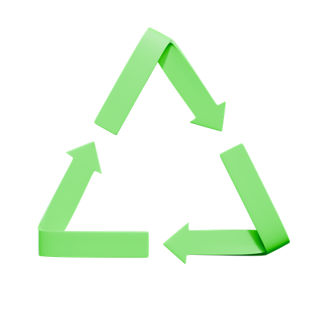 Reciclar flecha  3D Icon