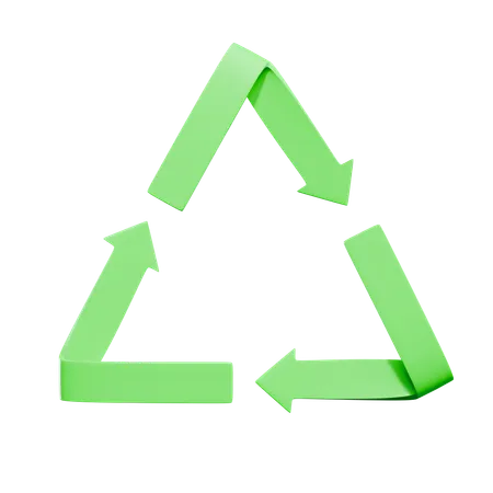 Reciclar flecha  3D Icon