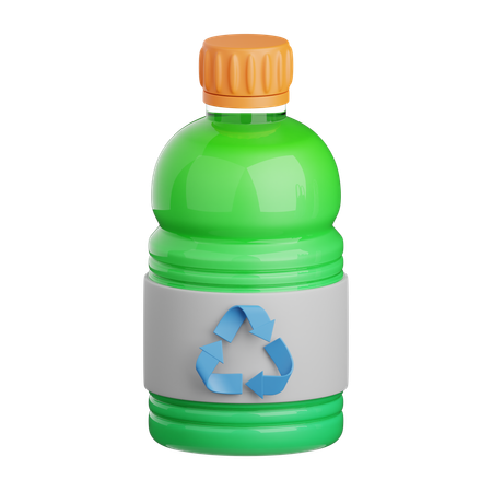 Reciclar garrafa  3D Icon