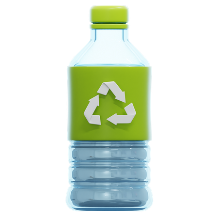 Reciclar garrafa  3D Icon