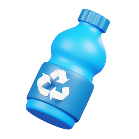 Reciclar garrafa de água  3D Icon